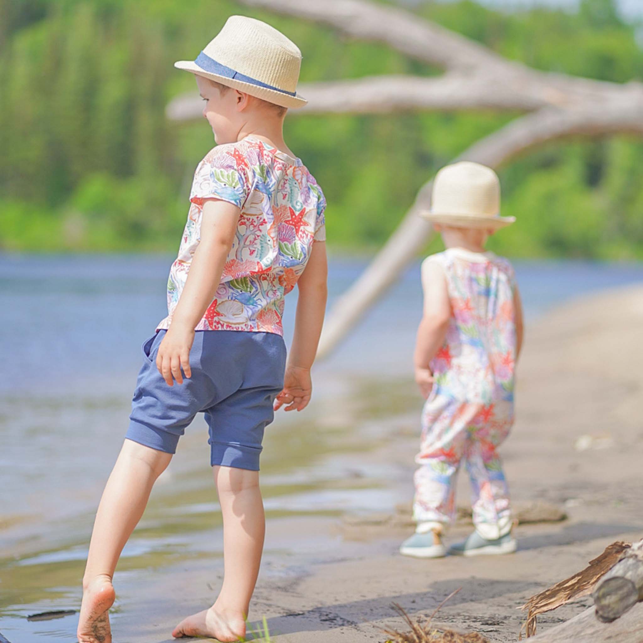Brooklyn Kids' Tee | Ocean Puzzle
