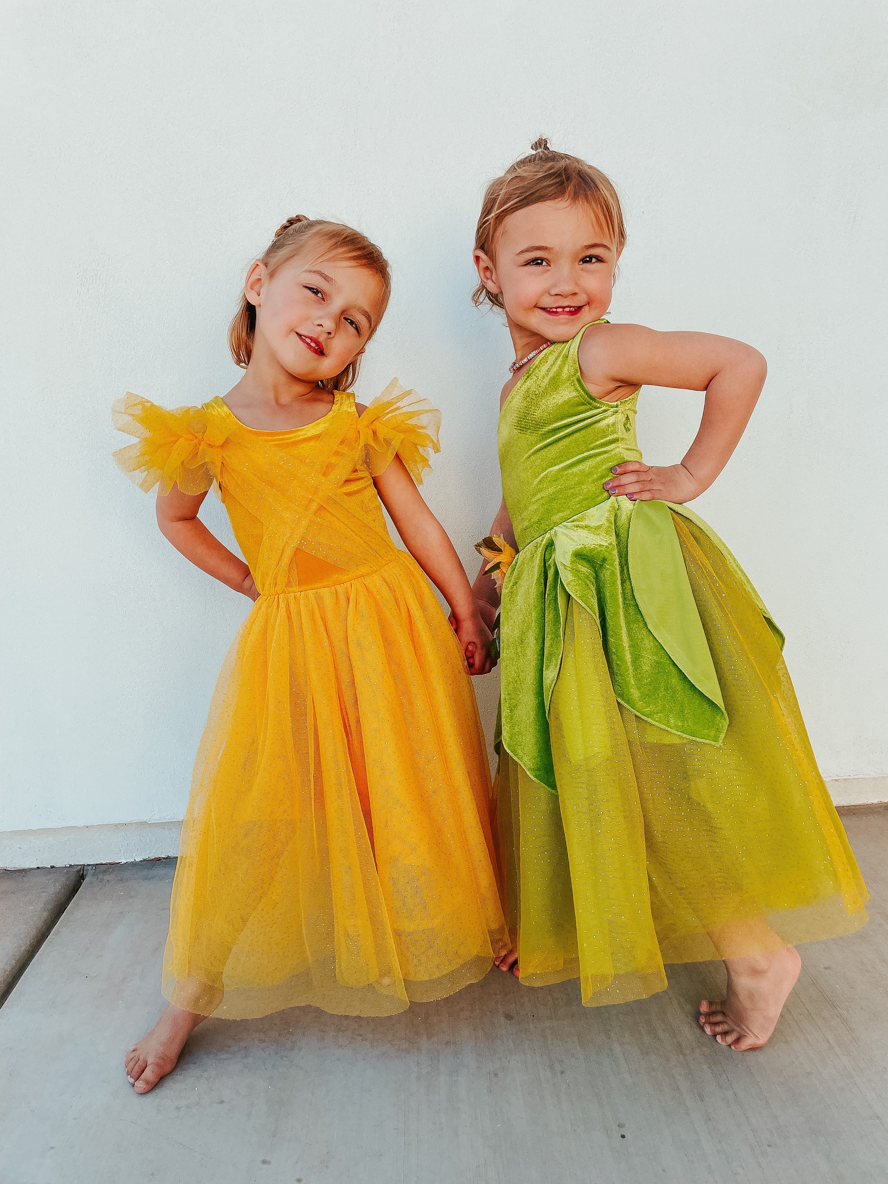 The Princess Beauty Yellow Costume Dress