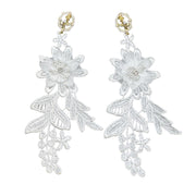 Once Upon A Rose Lace Earrings