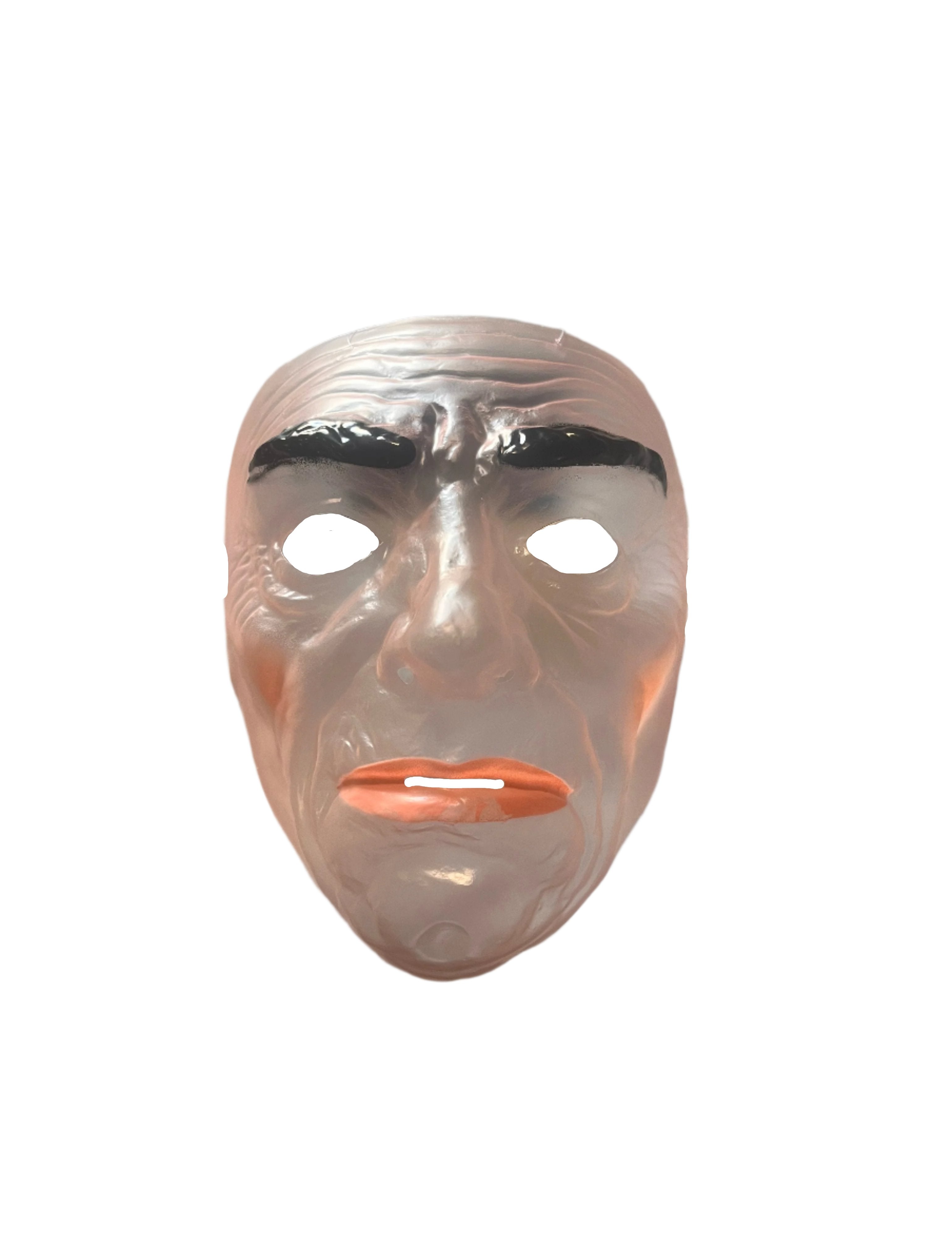 Transparent Male Drama Mask