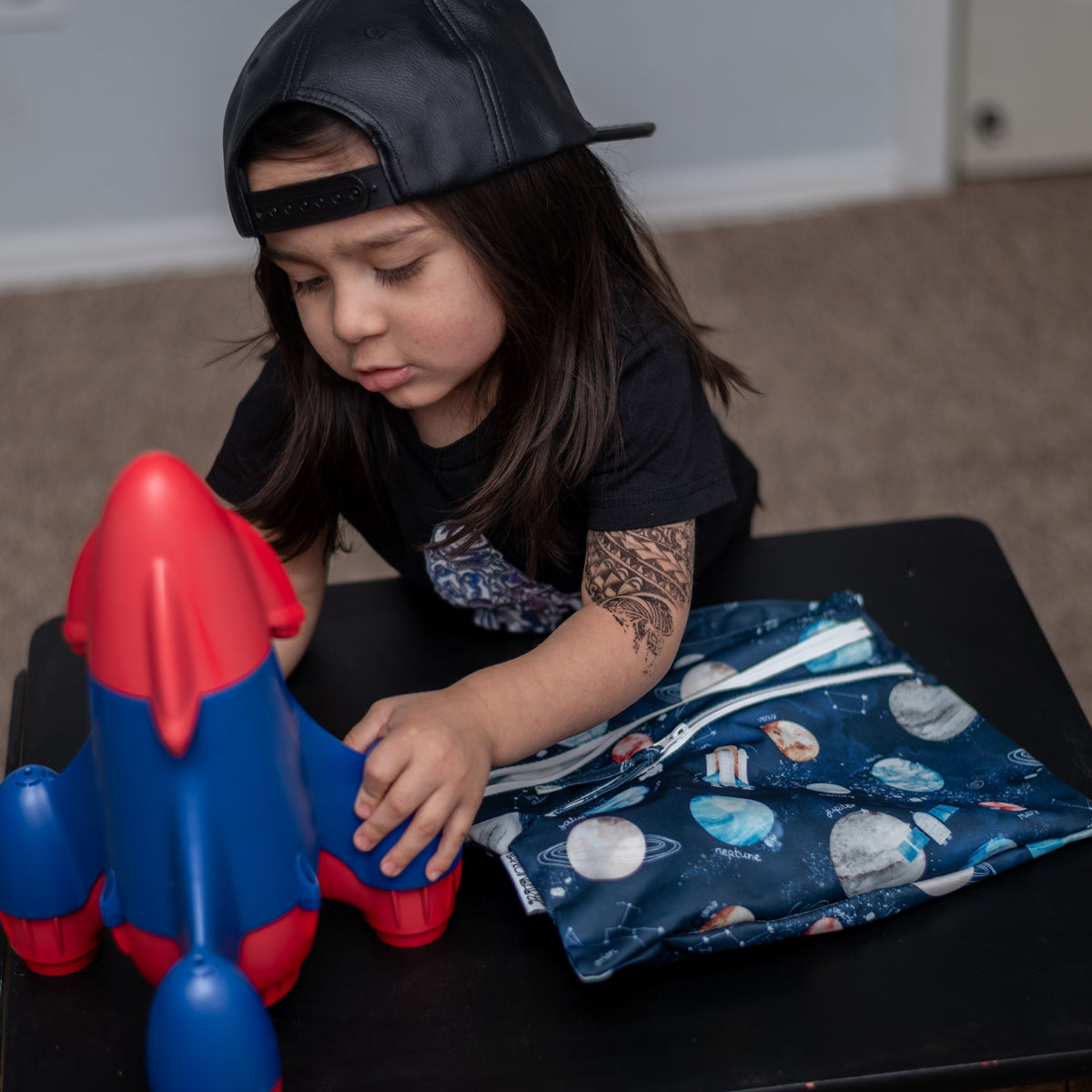 Outer Space - Waterproof Wet Bag (for Mealtime, On-the-go, And More!)