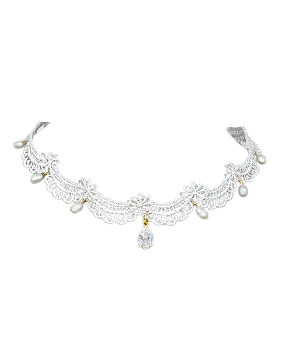 When You Were Mine Lace Necklace