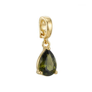 Pear Cut Charm Peridot