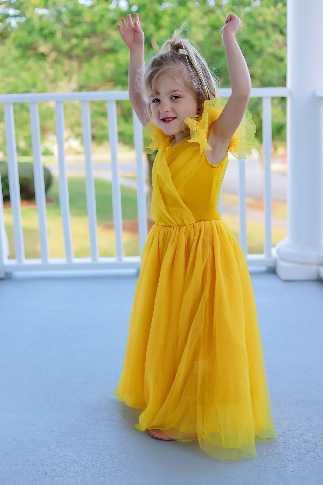 The Princess Beauty Yellow Costume Dress