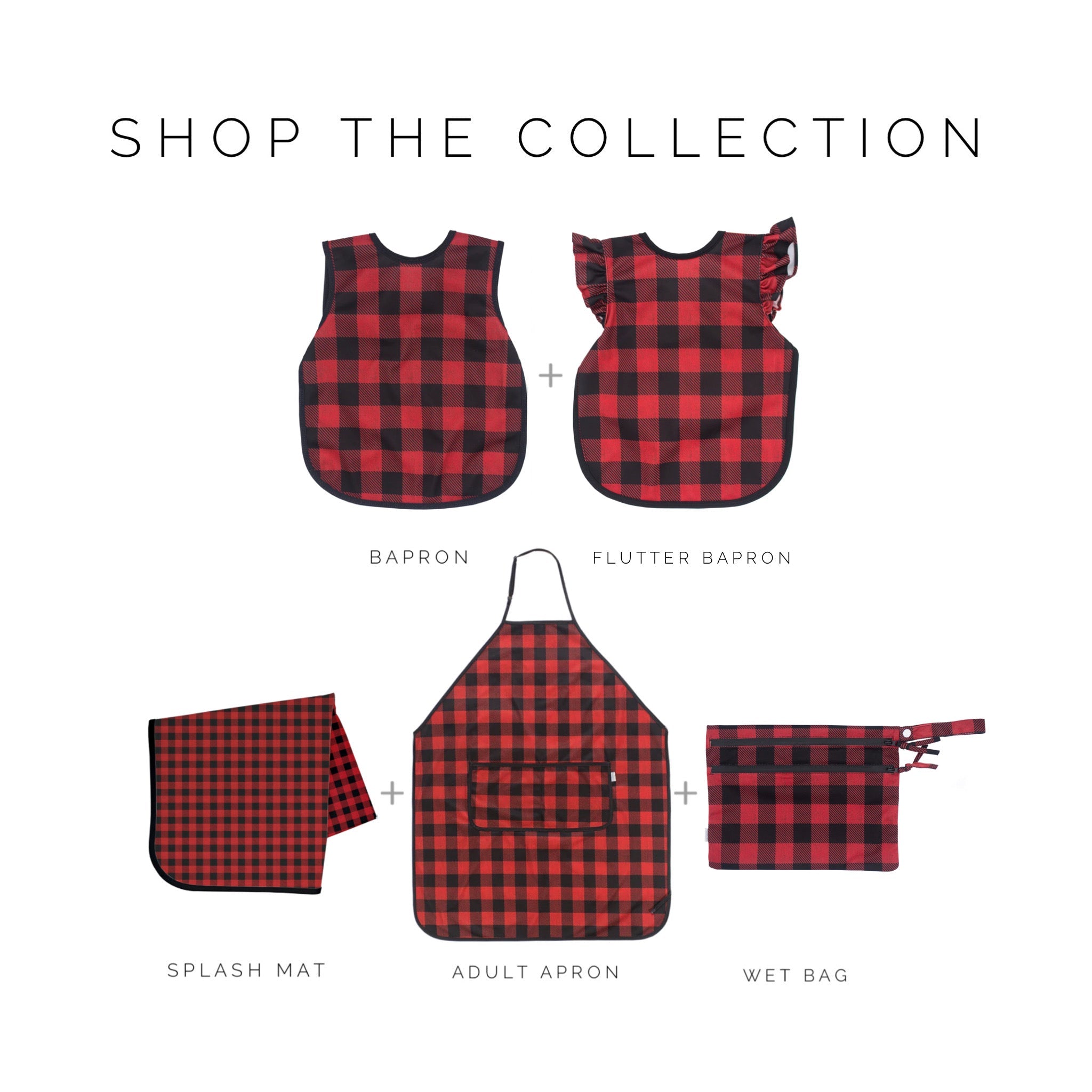 Red Buffalo Plaid Splash Mat - A Waterproof Catch-all For Highchair Spills And More!