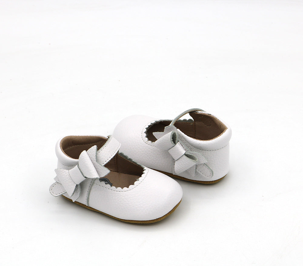 Lilien Side Bow Mary Jane - White