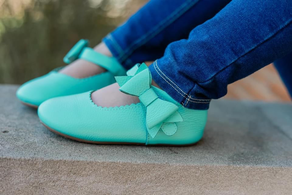Lilien Side Bow Mary Jane - Mint