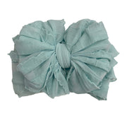 Seafoam | Signature Ruffled Baby Headband