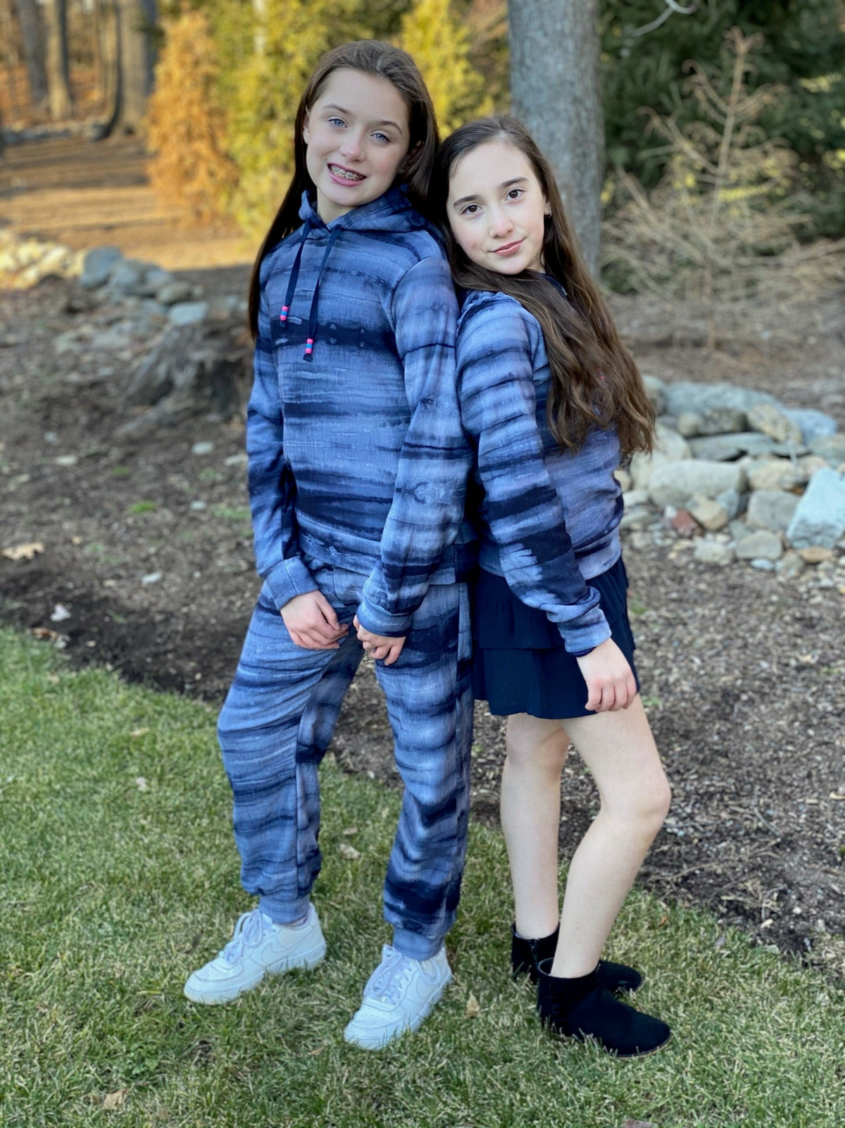 Tweenstyle - Navy Tie Dye Joggers