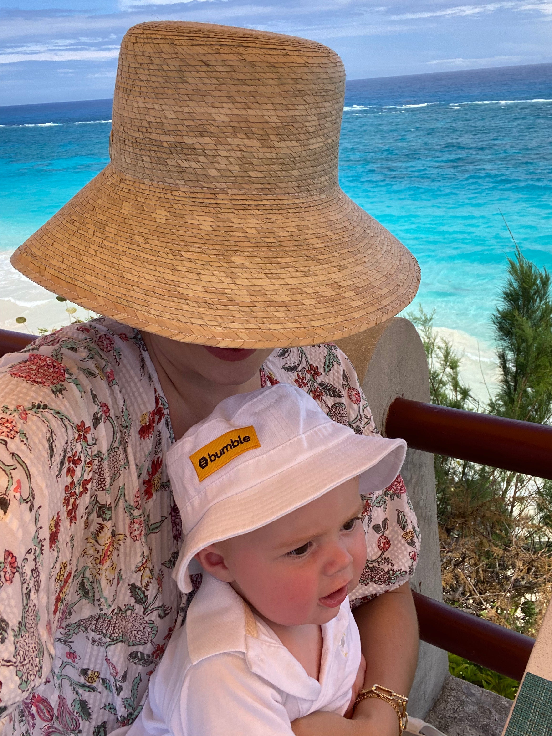 Clematis Bucket Hat - Chocolate Brown Wide & Short Grosgrain Ribbon