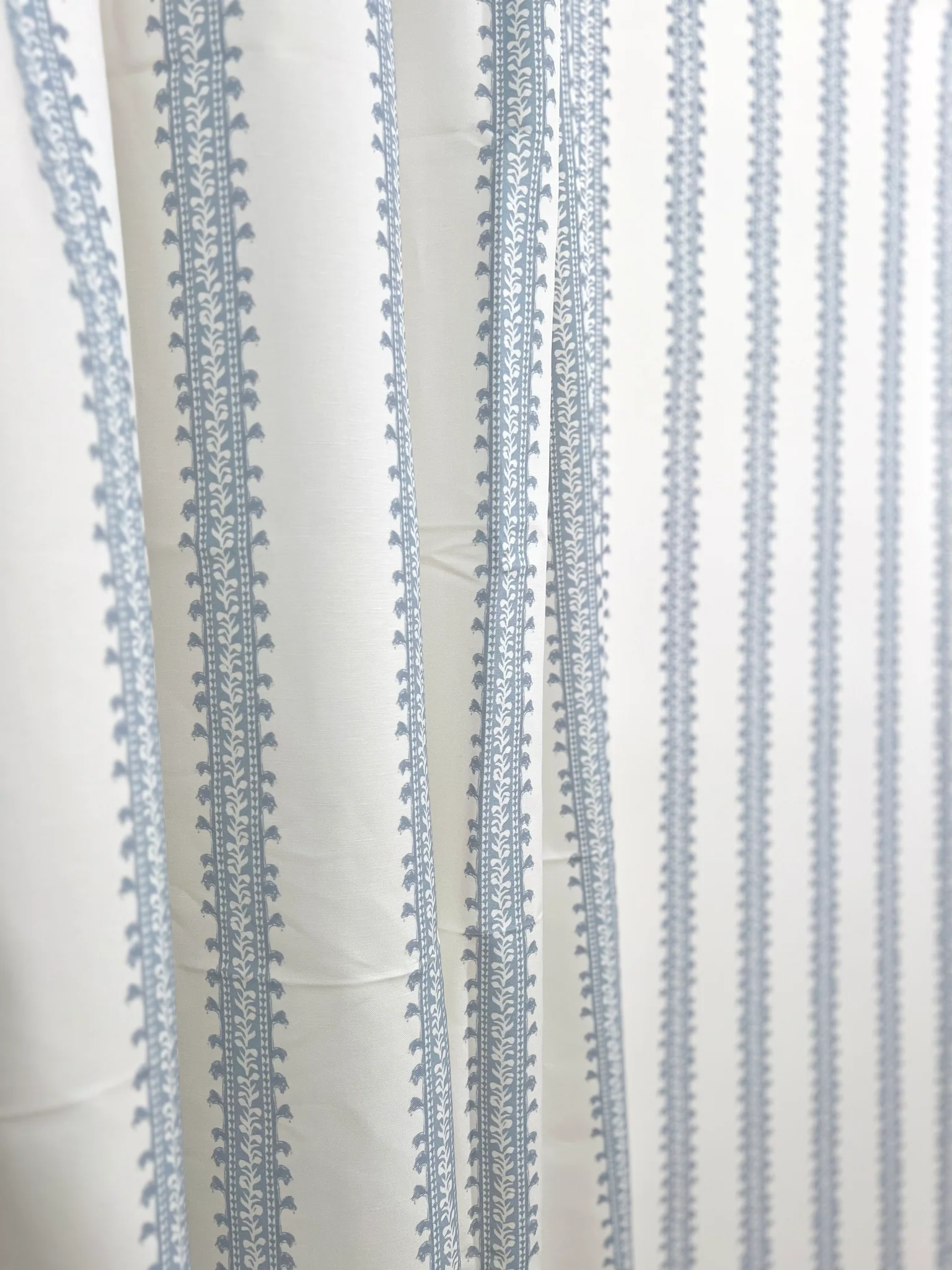 Forged Vine In Blue Wallpaper