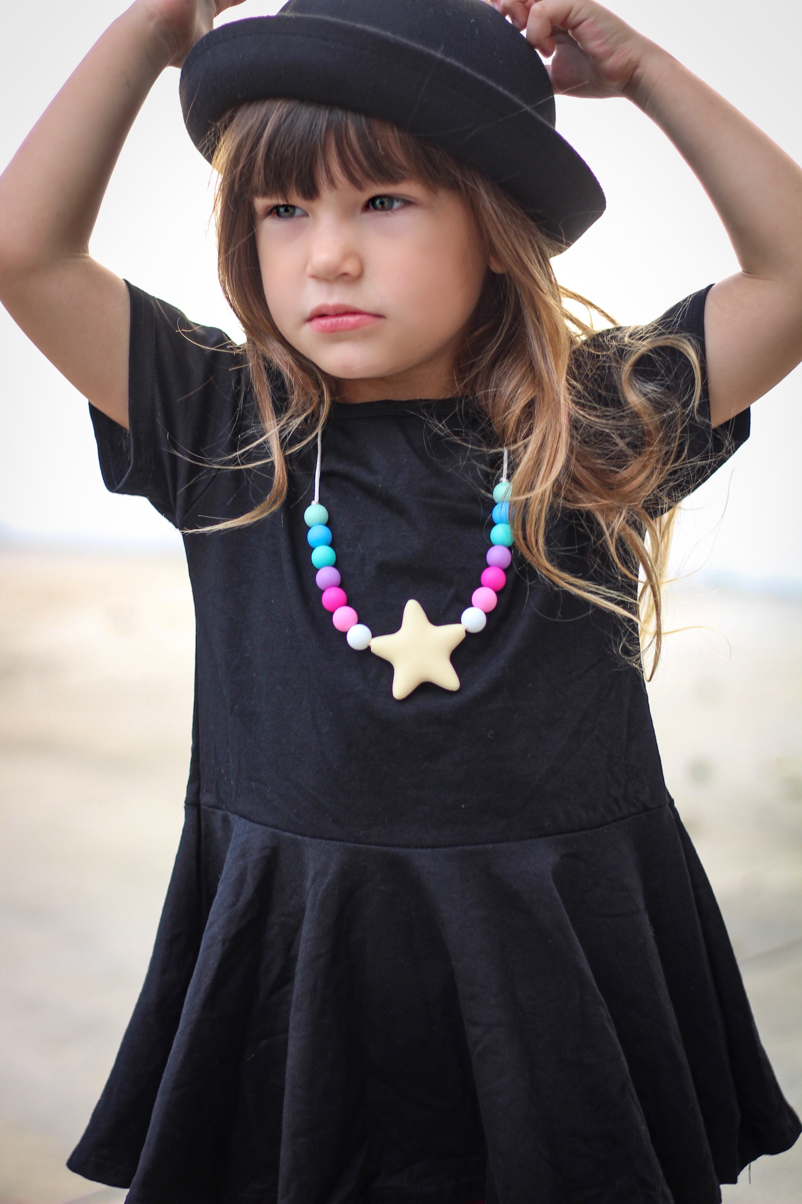 Bubble Fidget Sensory Chew Necklace - Teething Sensory Necklace For Kids