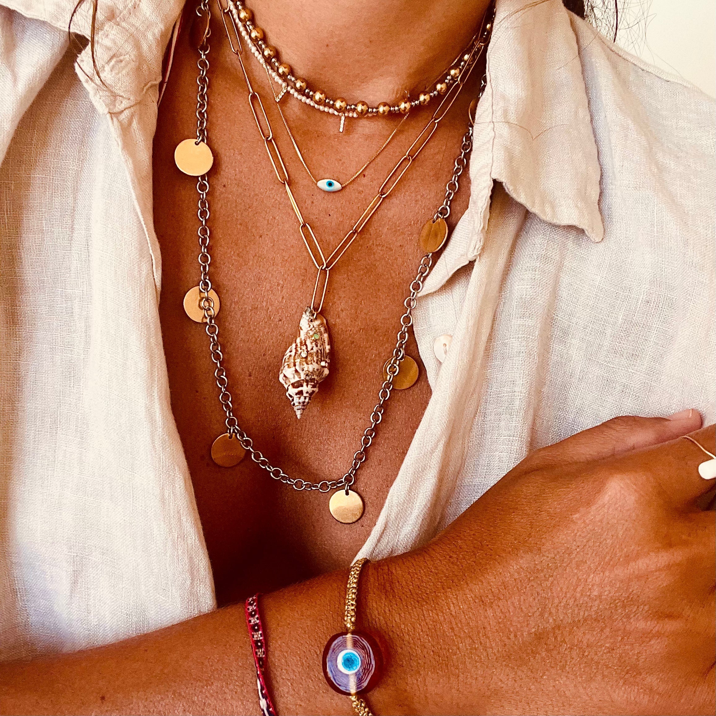 Yaya Mother Of Pearl Necklace