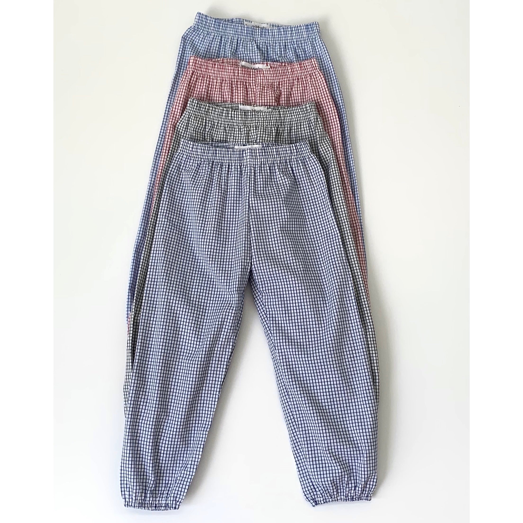 Windowpane Bubble Pants