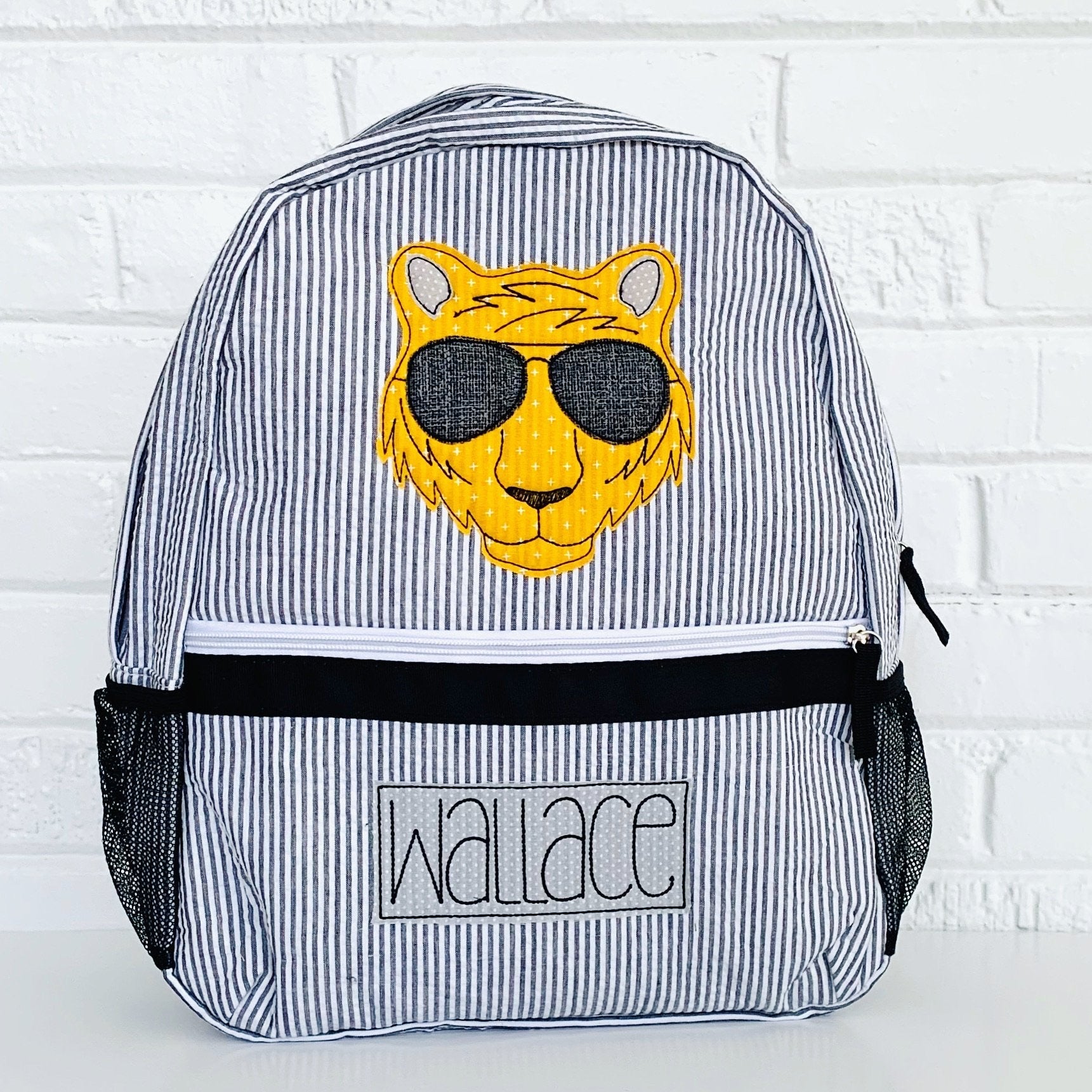 Seersucker Full-size Backpack