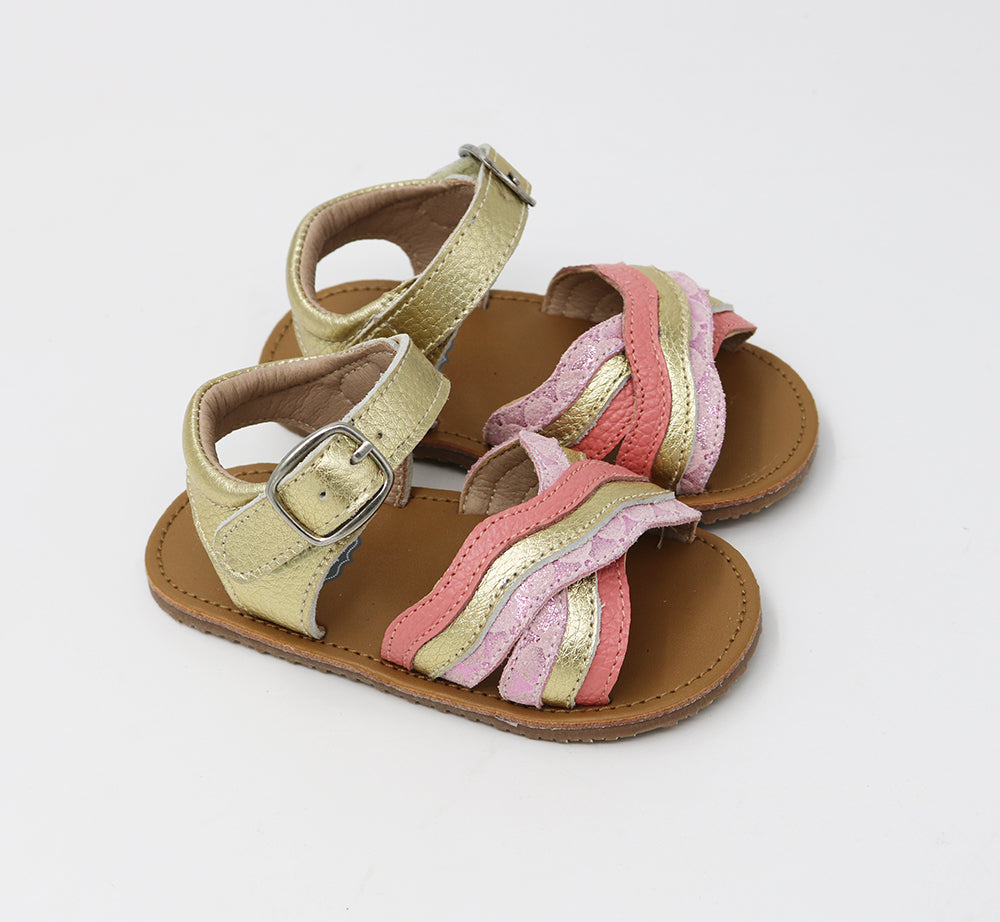 Waverly Gold Sandals