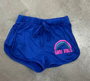 Tweenstyle - Good Vibes Shorts - Royal/pink