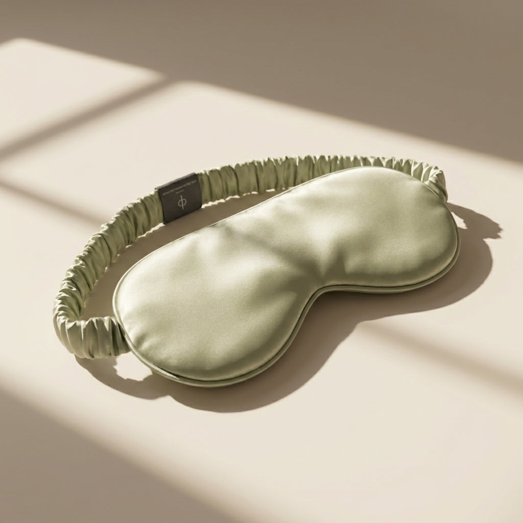 100%  Mulberry Silk Sleep Mask For Adults - Blackout Eye Mask