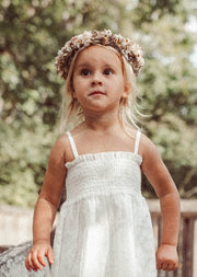 Bora | Swiss Dot Embroidery Top | Antique Ivory