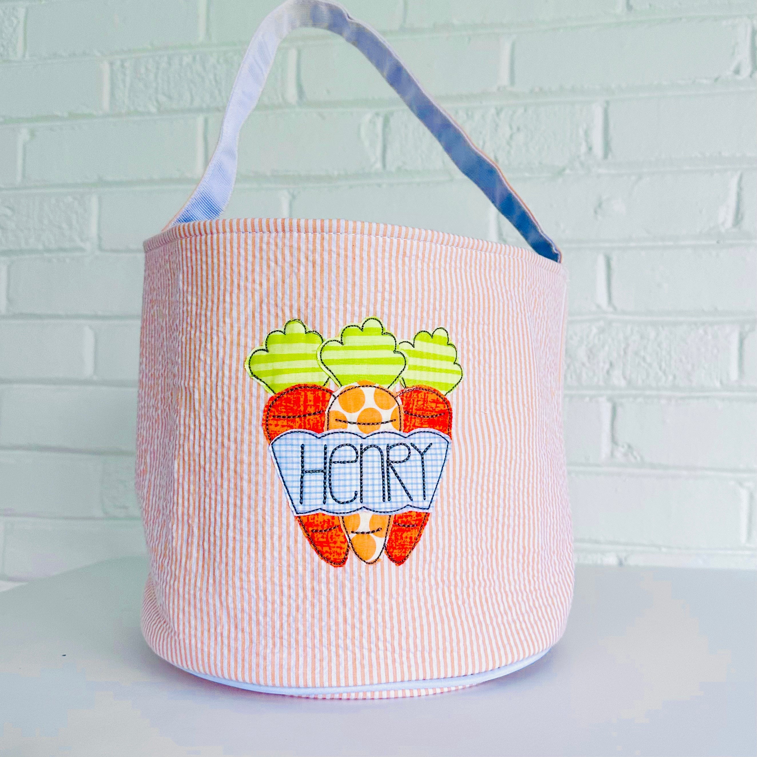 Seersucker And Gingham Buckets