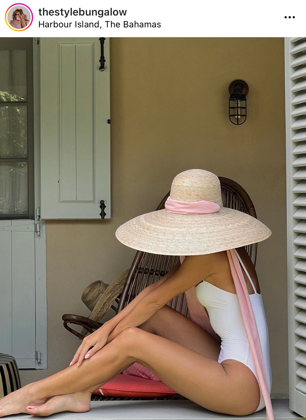 Daisy Sun Hat - French Blue Grosgrain Ribbon