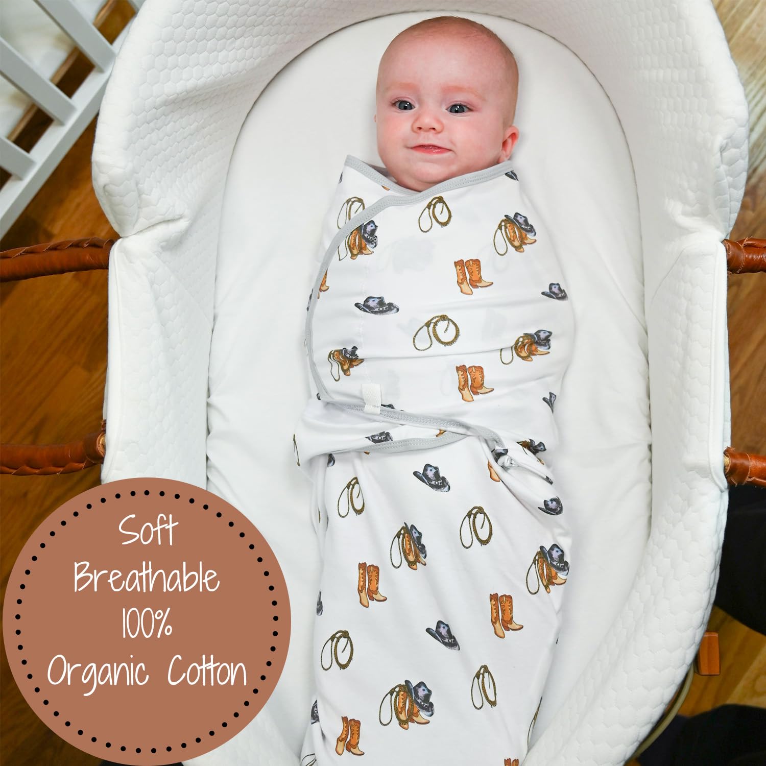 Life Is Better In Boots Swaddle Sack