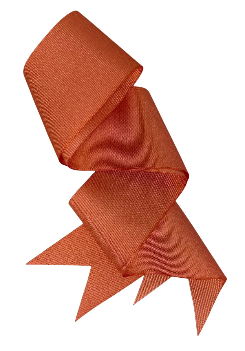 Coral Grosgrain Ribbon - Wide & Short