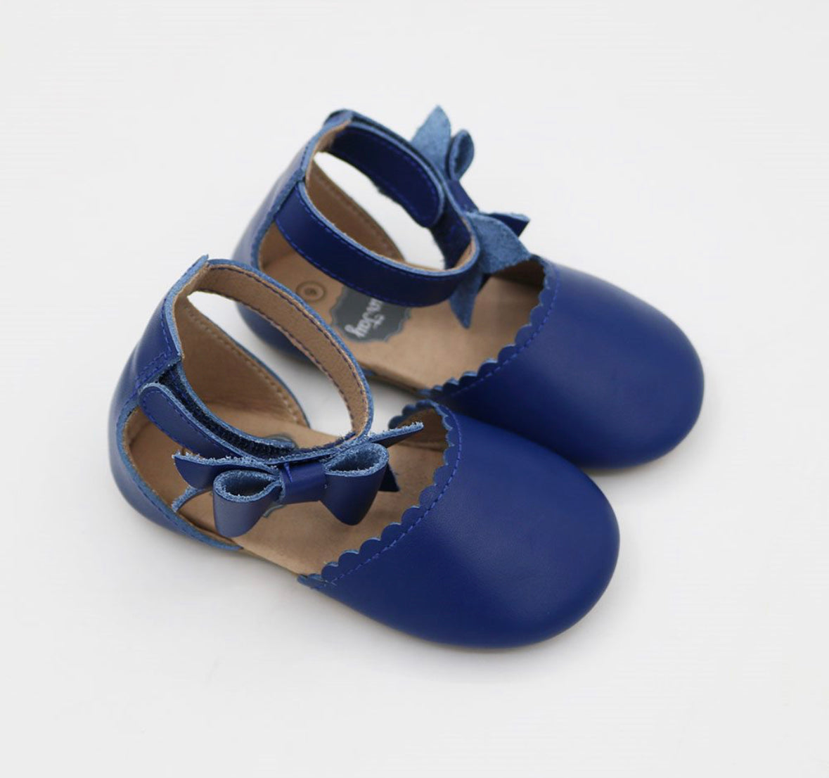 Belle Side Bow - Navy Blue