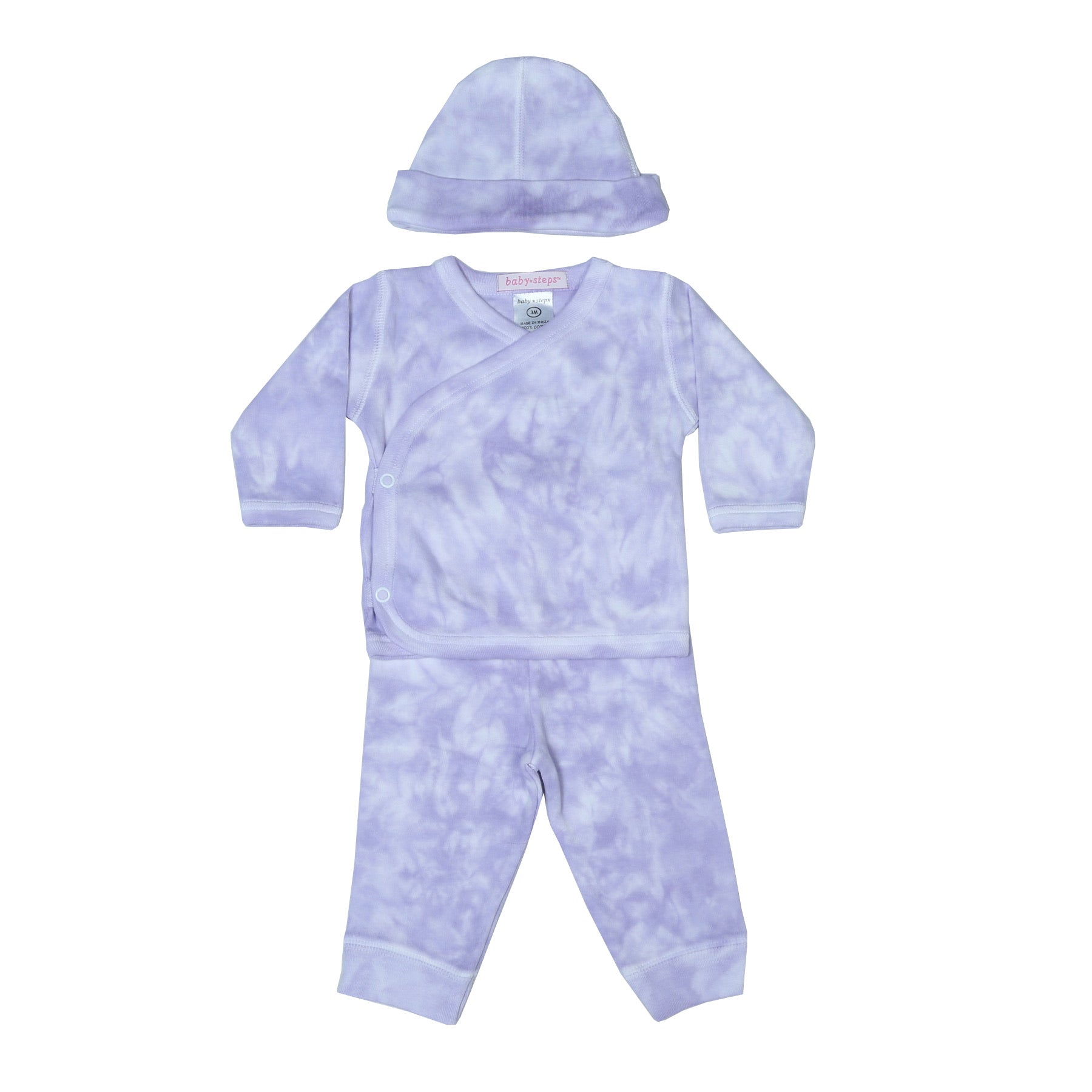 ️baby Tie Dye 3 Piece Set - Lilac Crush