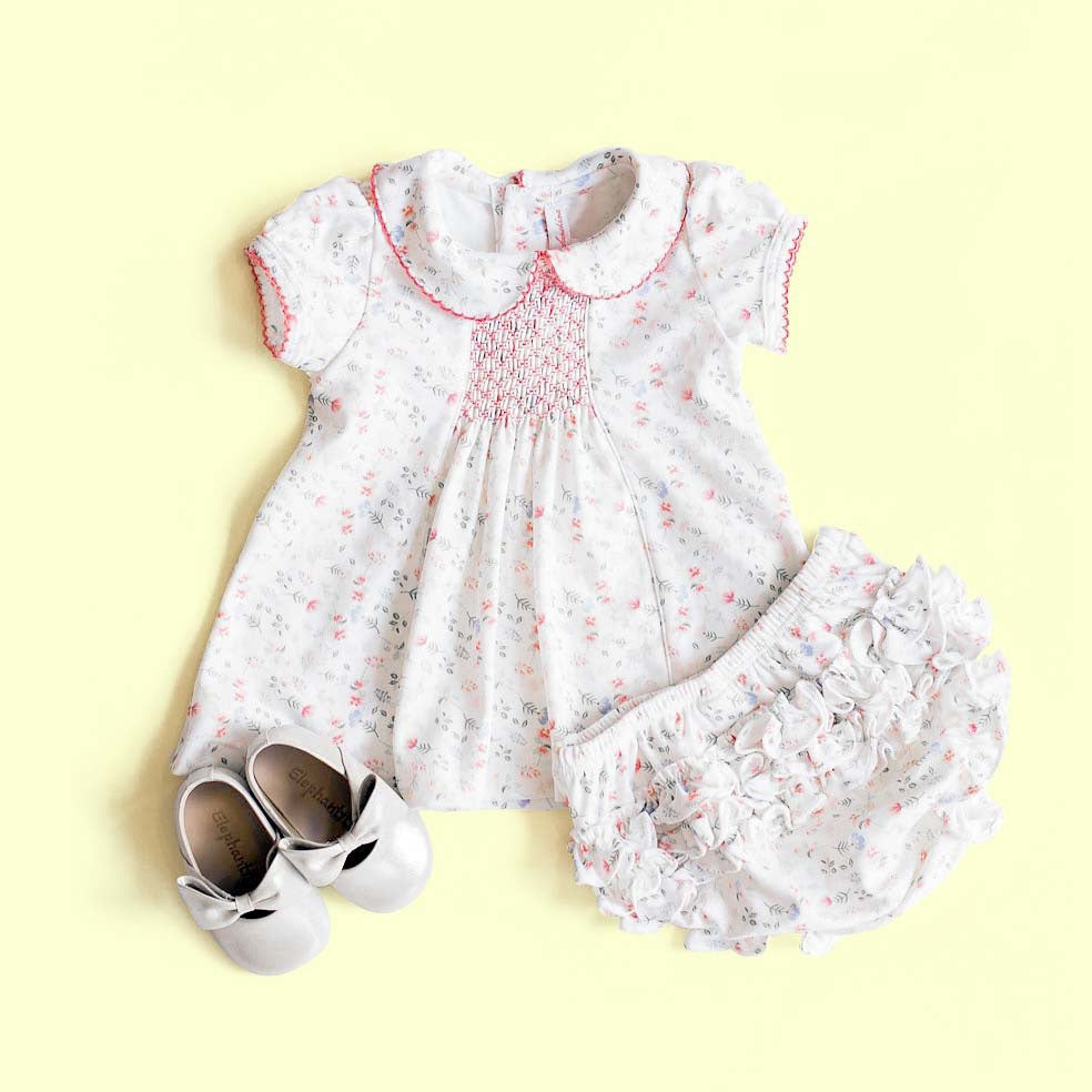 Madison Floral Dress With Ruffle Bloomer
