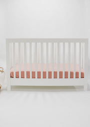 Peony Ribbed Crib Sheet