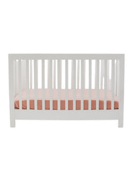 Peony Ribbed Crib Sheet (Ships June 8)