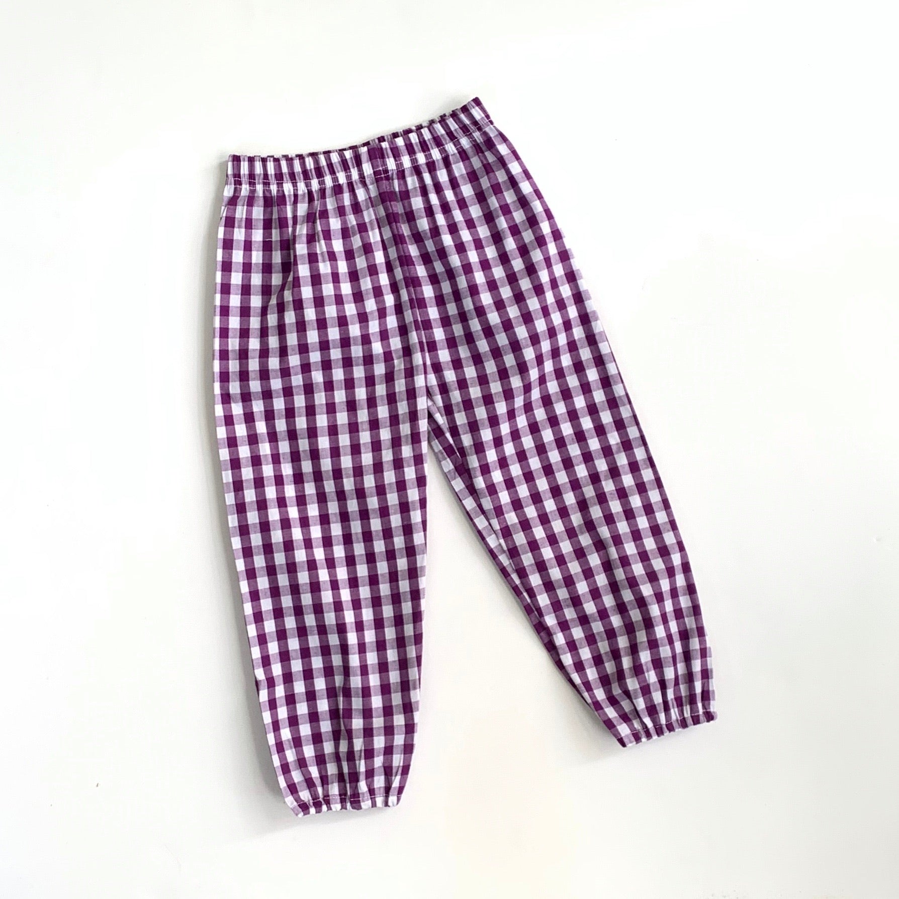 Gingham Bubble Pants