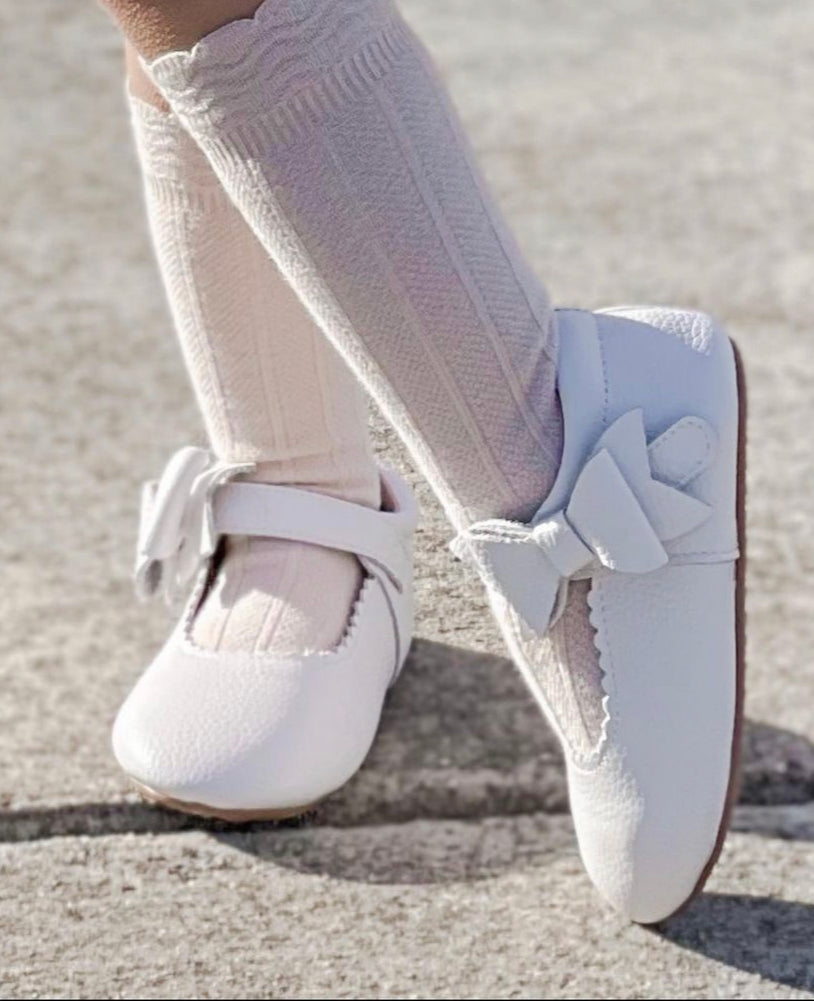 Lilien Side Bow Mary Jane - White