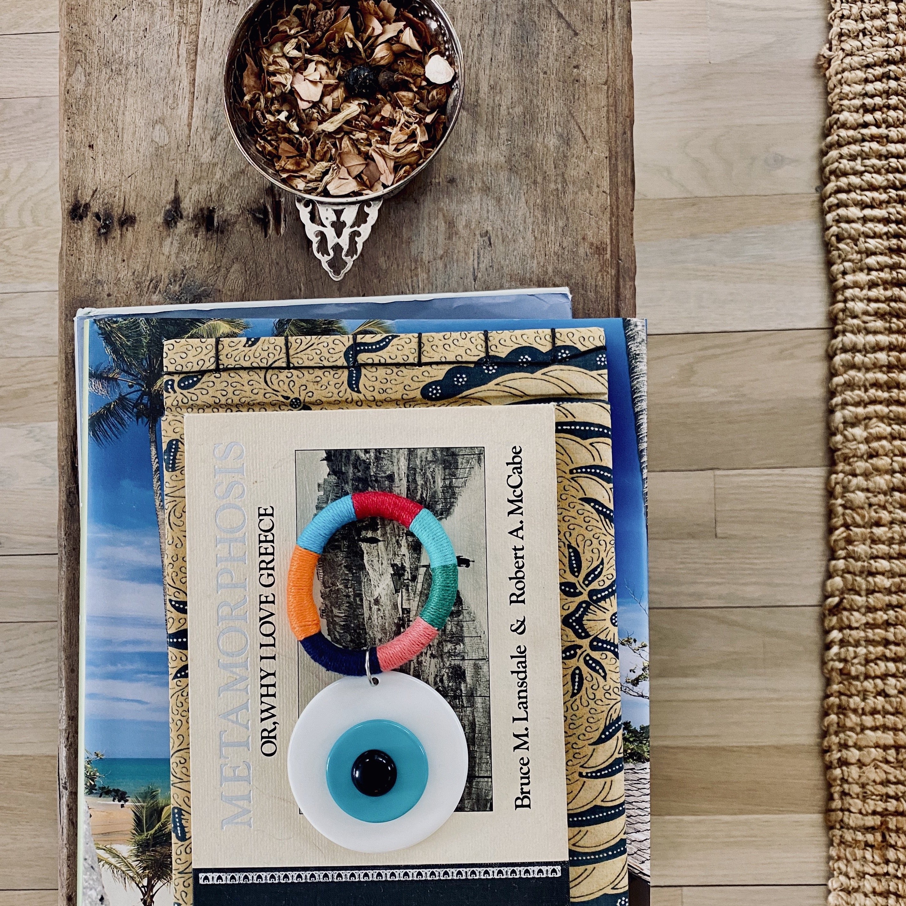 White Evil Eye Ornament