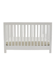 Oat Ribbed Crib Sheet (Ships June 8)