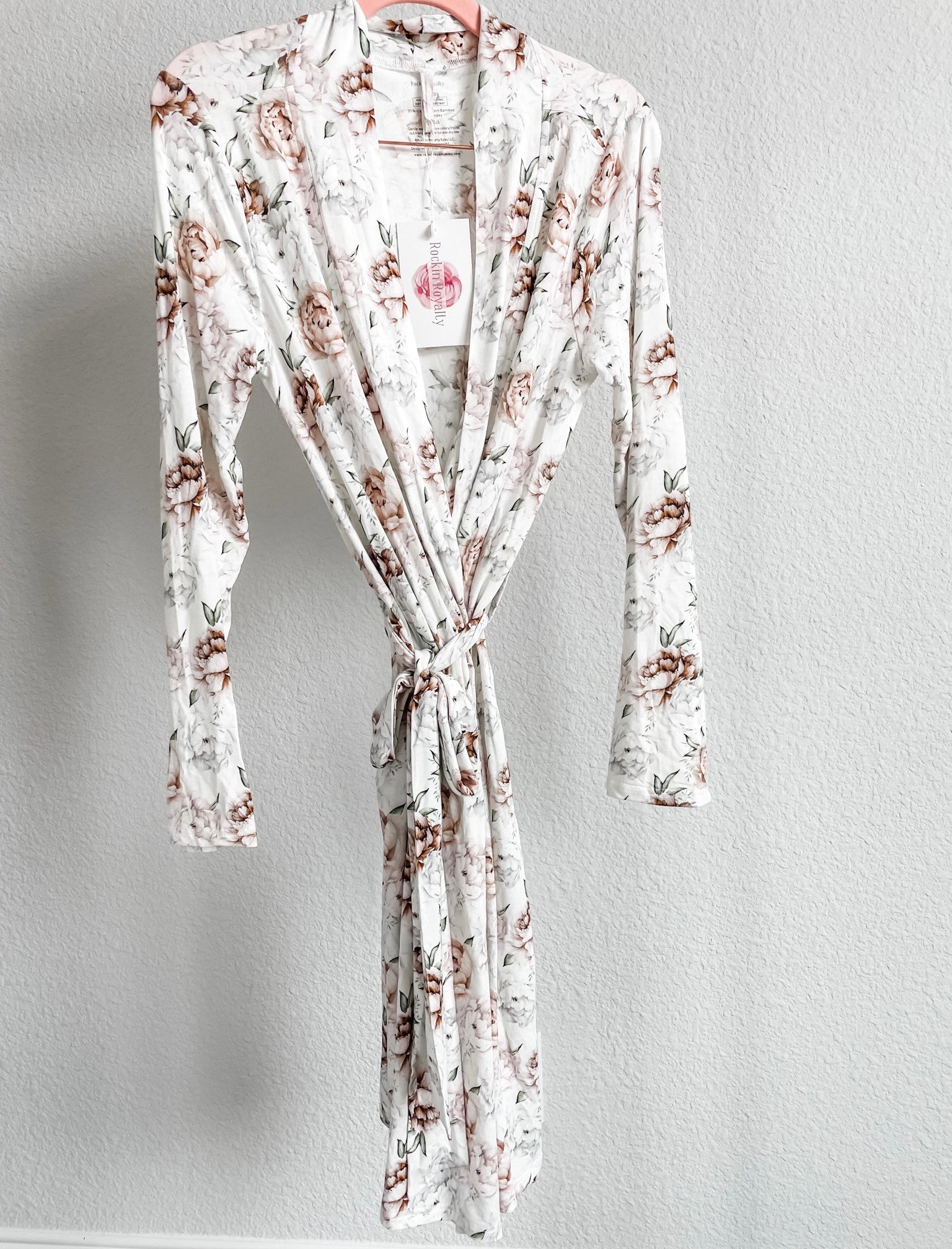 Floral Dreams | Bamboo Knit Mommy Robe