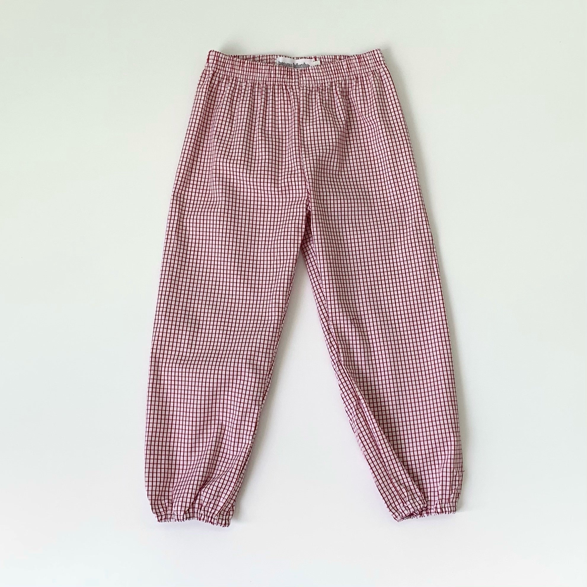 Windowpane Bubble Pants