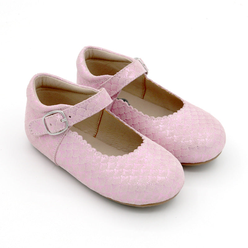 Mary Jane - Pink Mermaid Scales