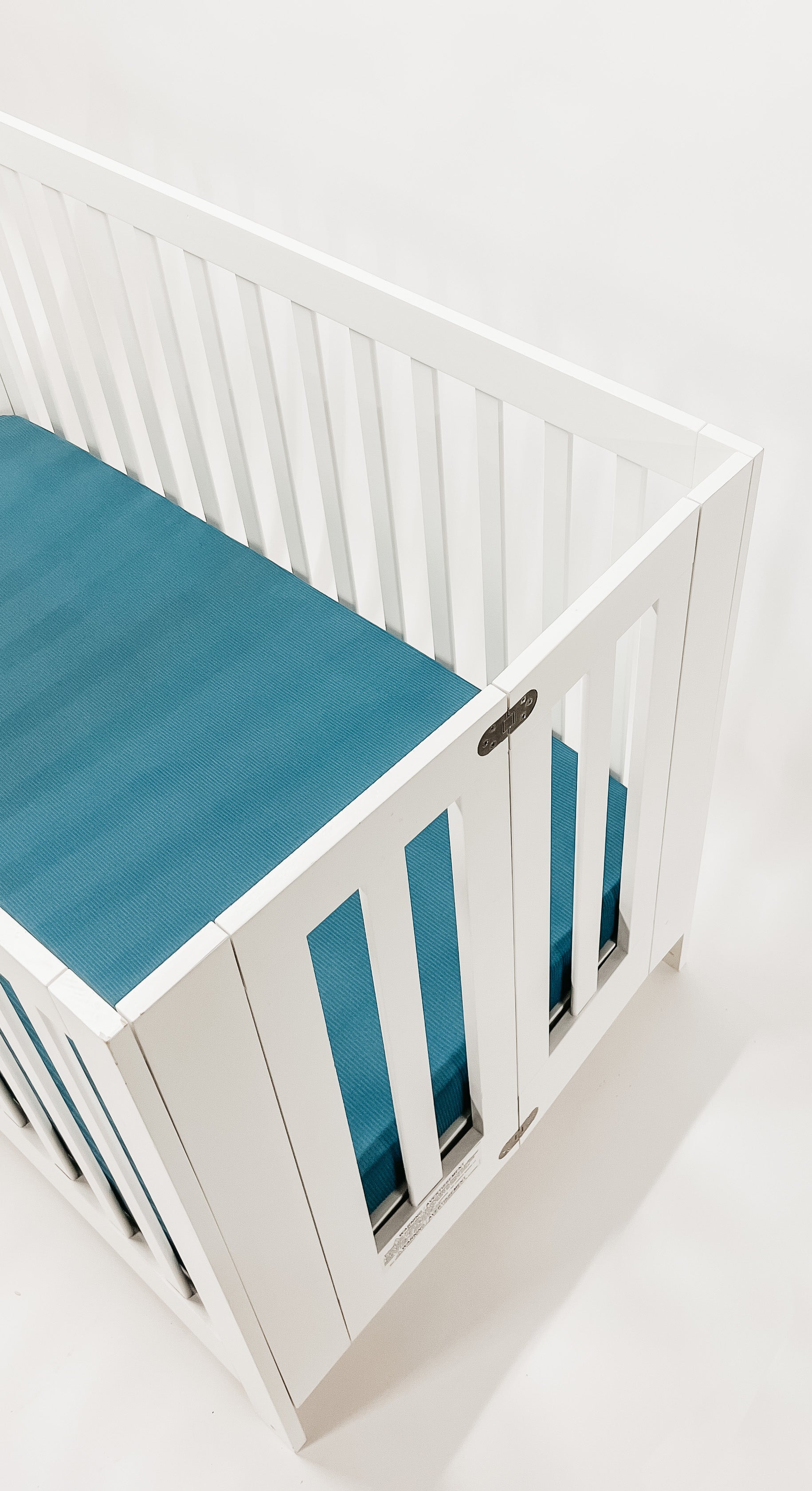 River Ribbed Crib Sheet