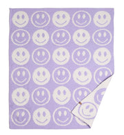 Luxury Soft Purple Happy Blanket