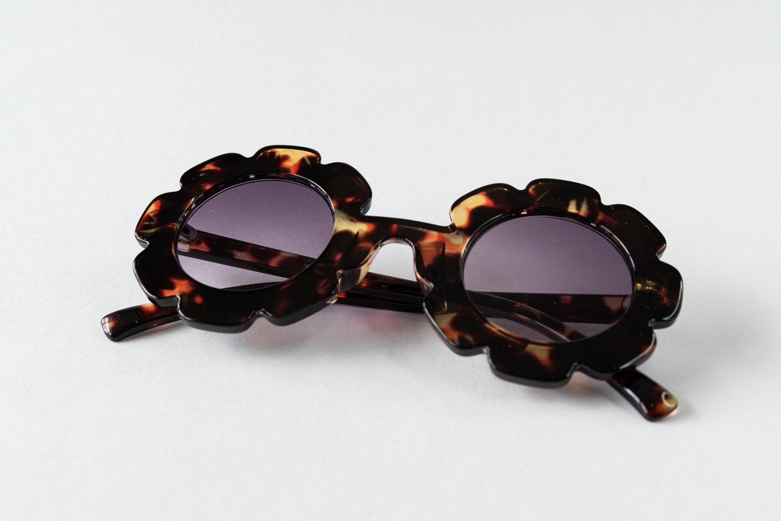 Toddler & Kid Daisy Sunglasses - Amber Tortoise