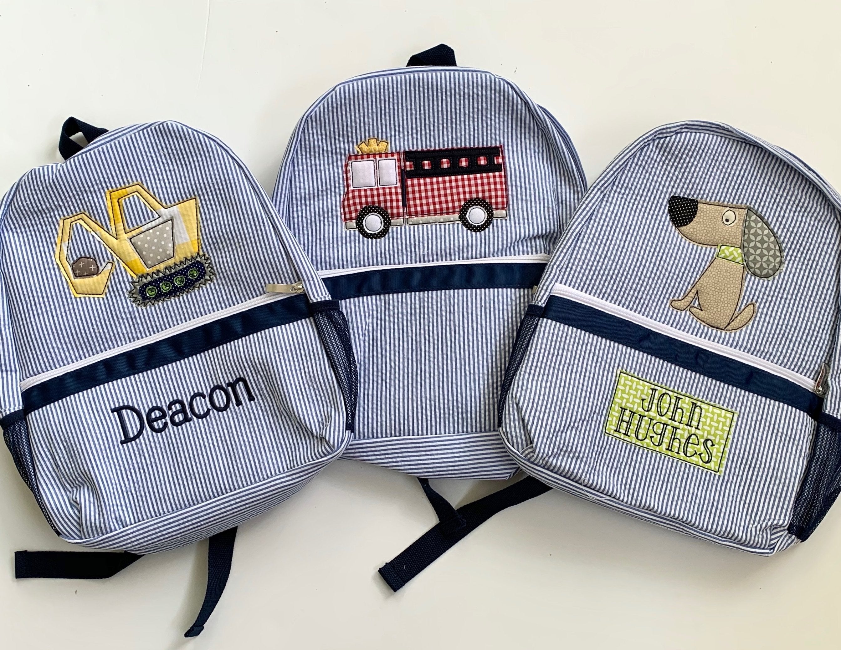 Seersucker Full-size Backpack