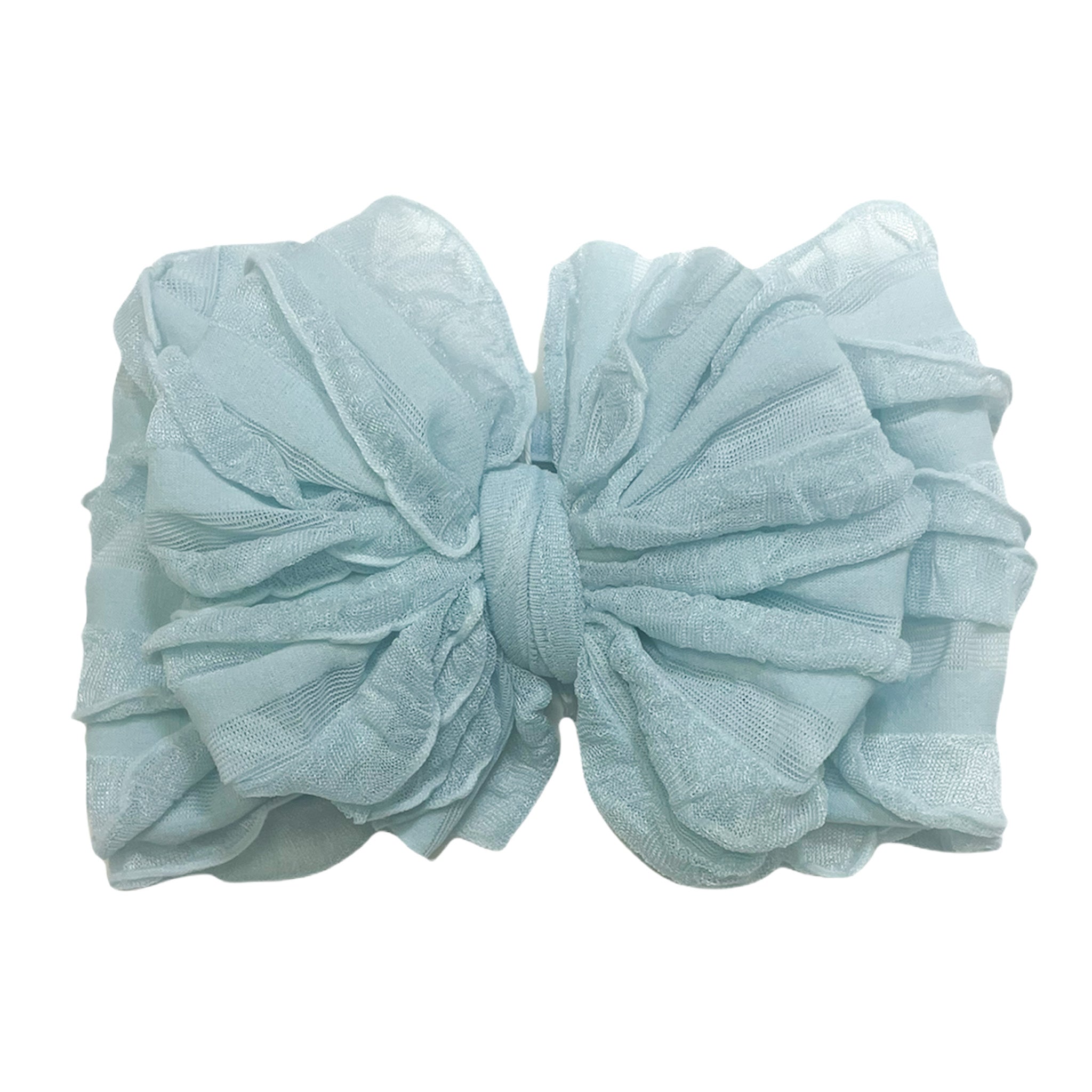 Baby Blue | Signature Ruffled Baby Headband
