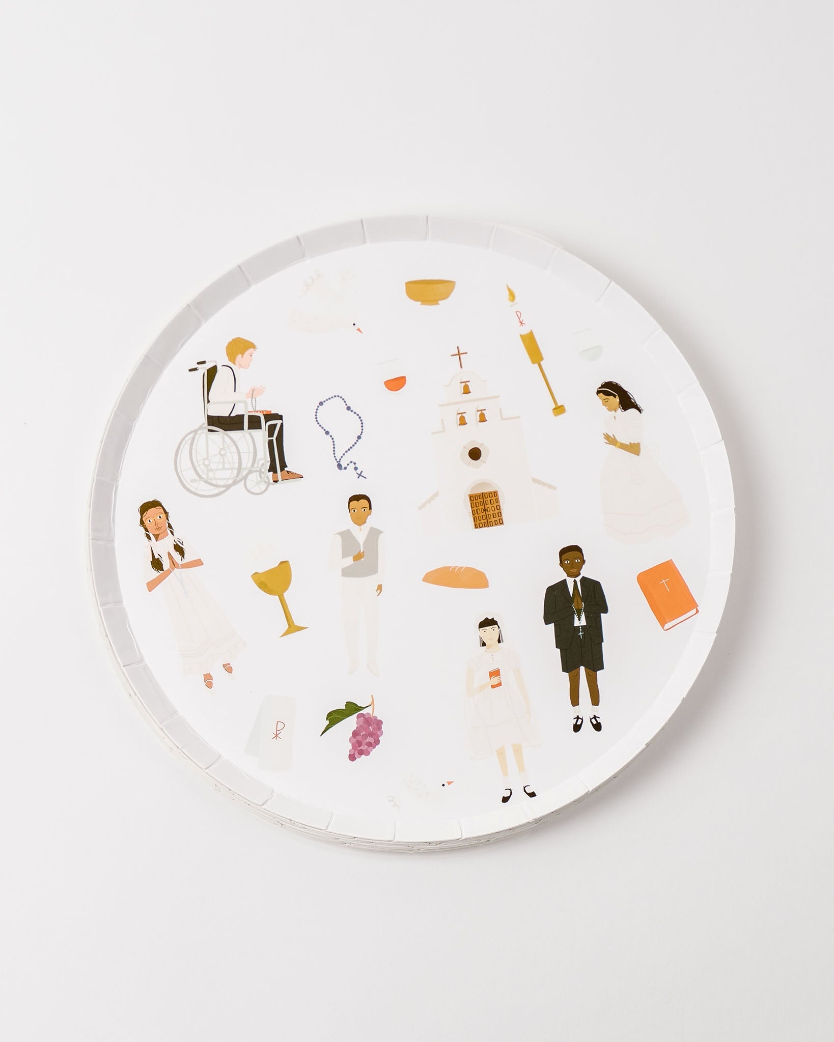 First Communion Cocktail Plates