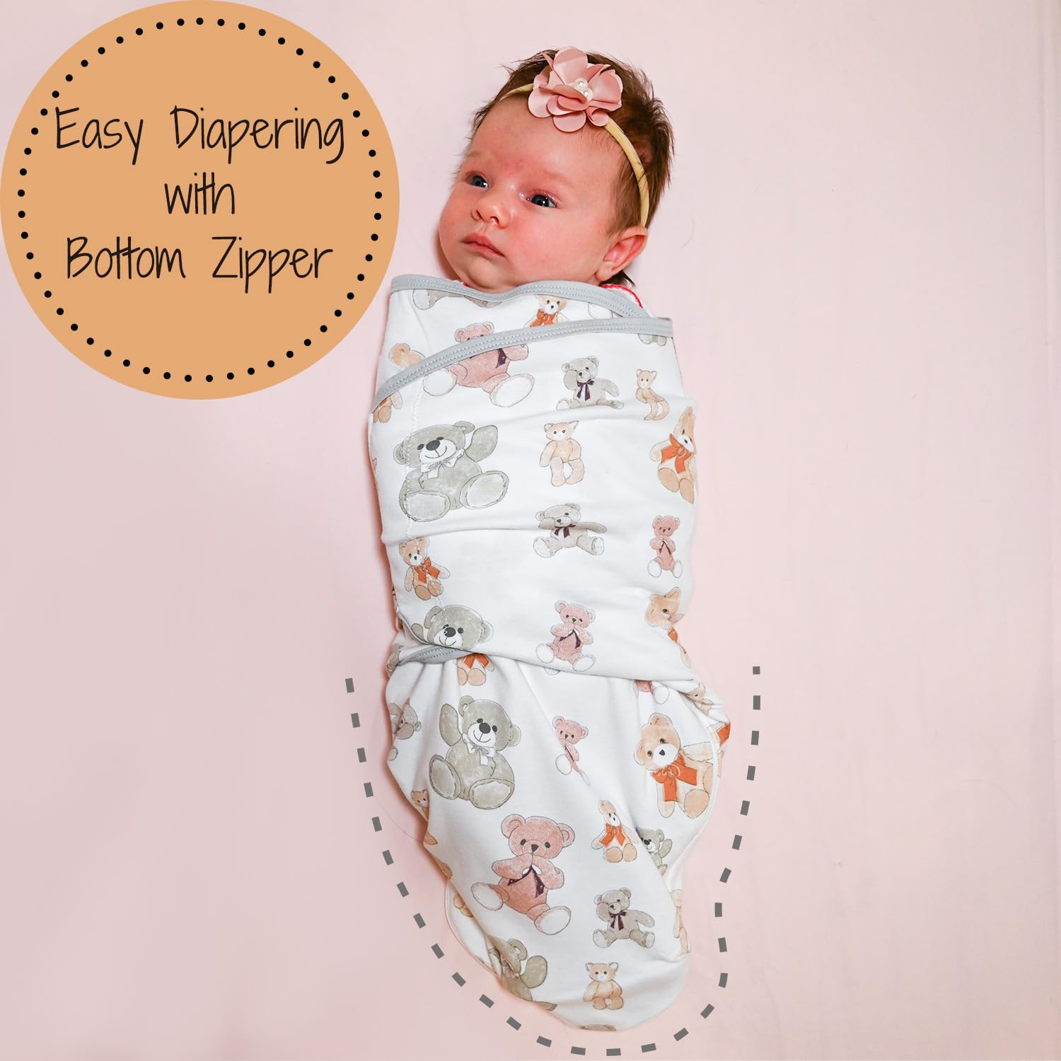 Bear Hugs Swaddle Sack