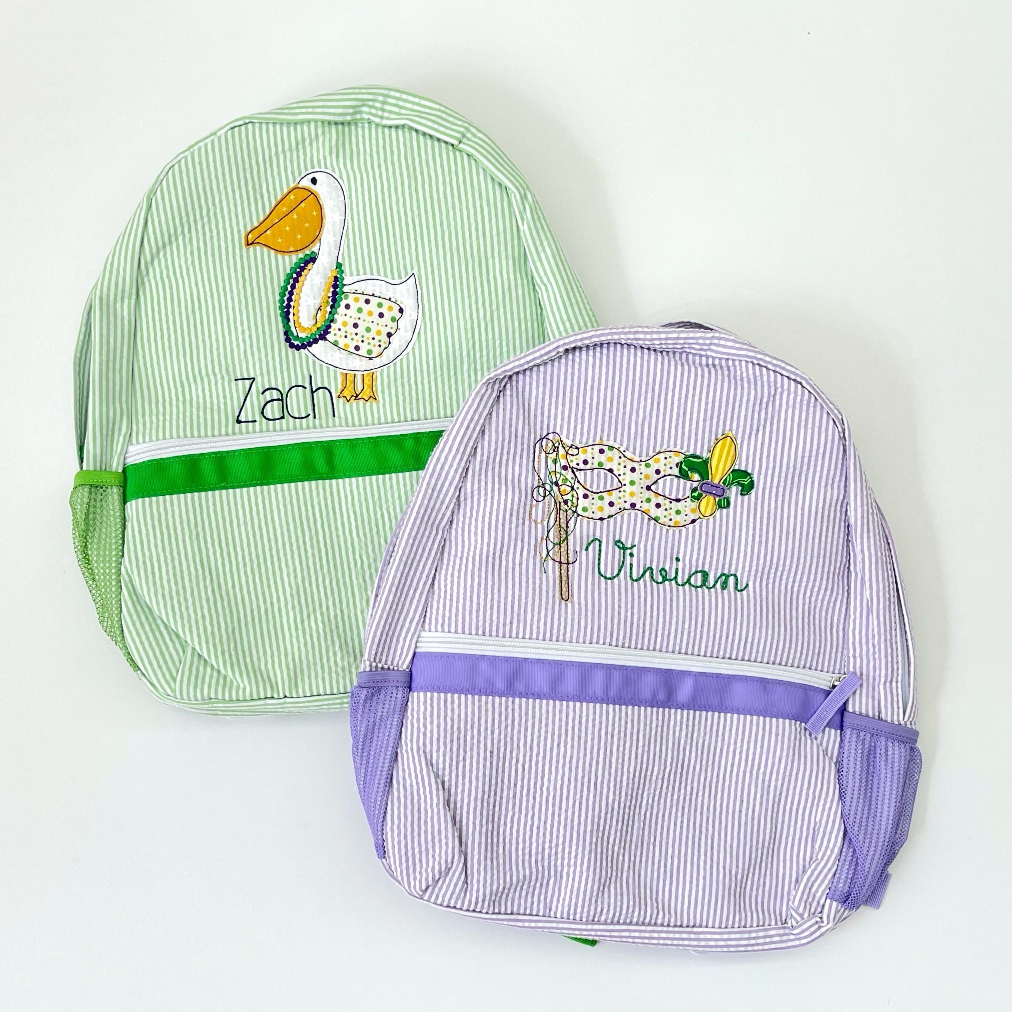Seersucker Full-size Backpack