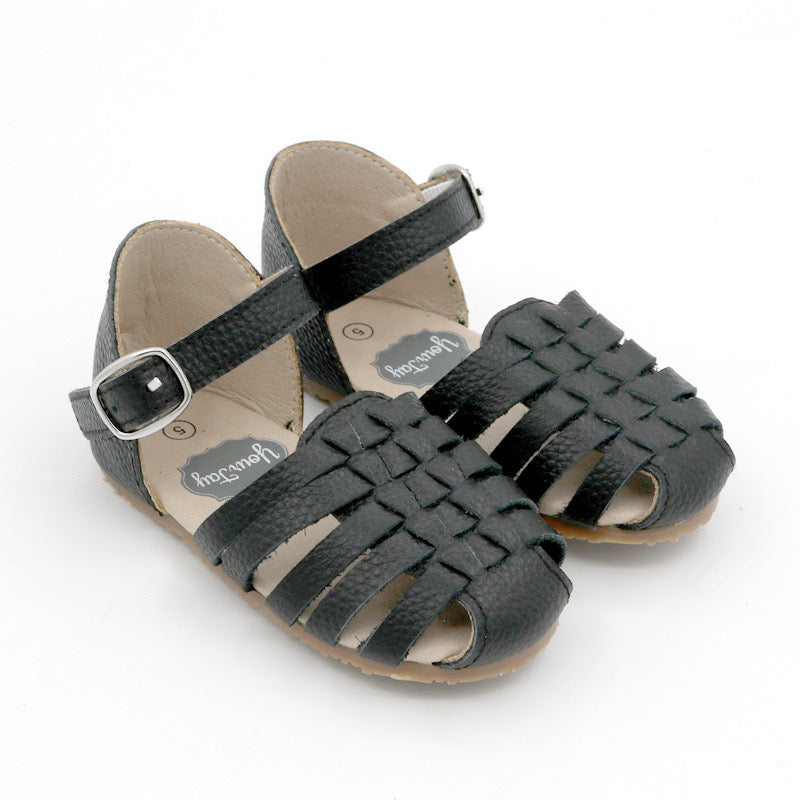 Isla Cage Sandals - Black