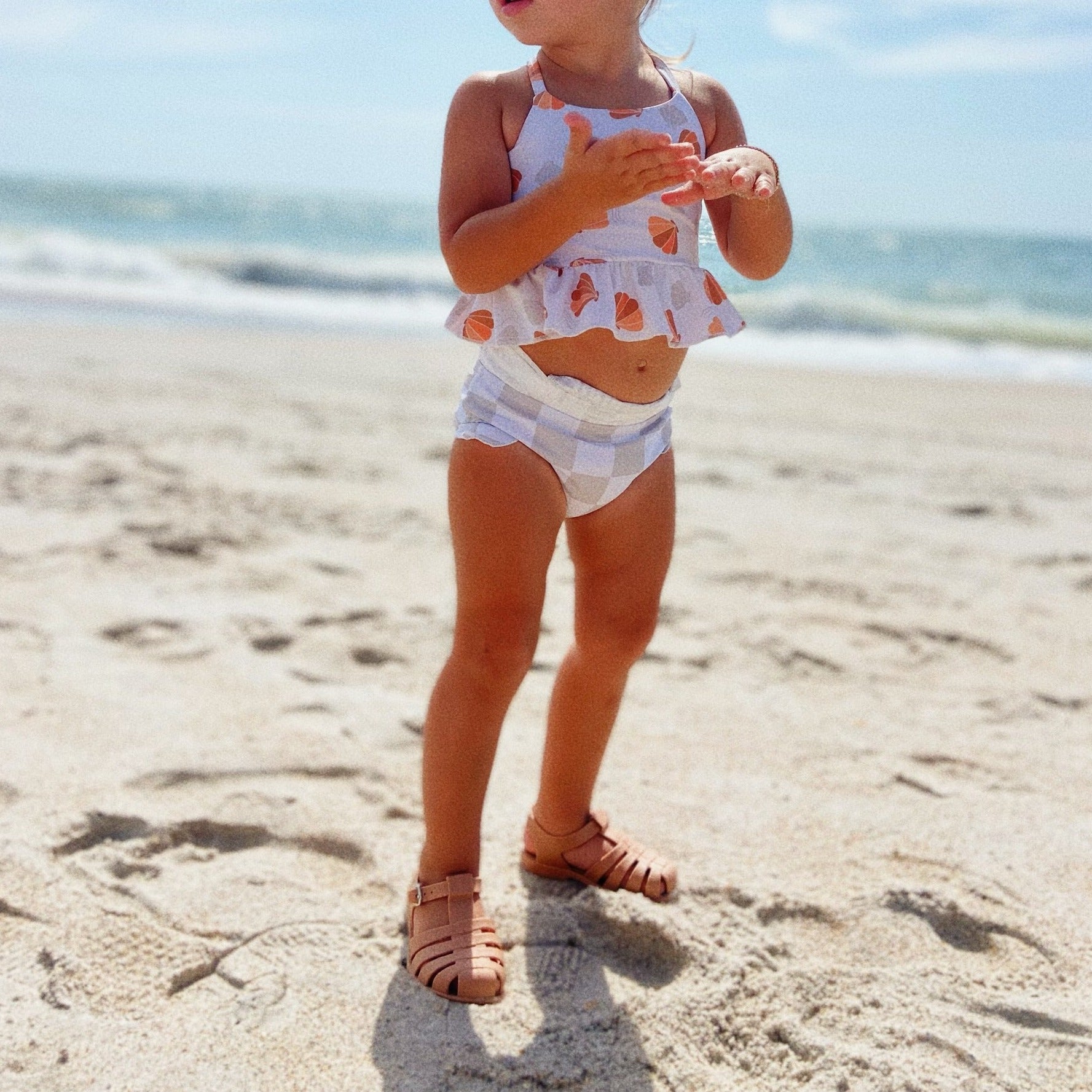 Toddler Jelly Sandals in Clay - Syd