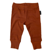 Bamboo Ribbed Leggings - Auburn